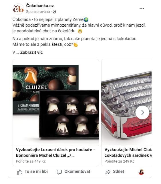 Ukázka dynamických produktových reklam - DRTG.